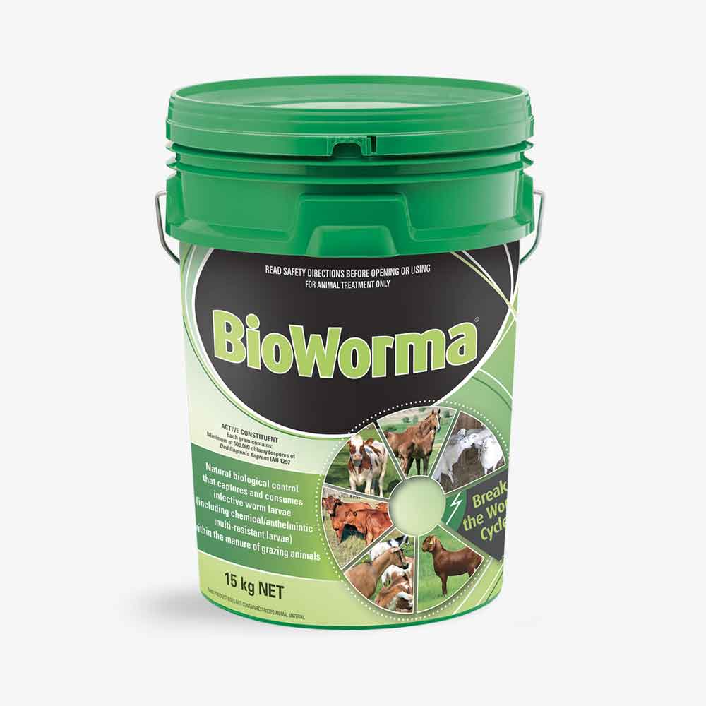 Bioworma in Green Bucket, Biological Worm Control