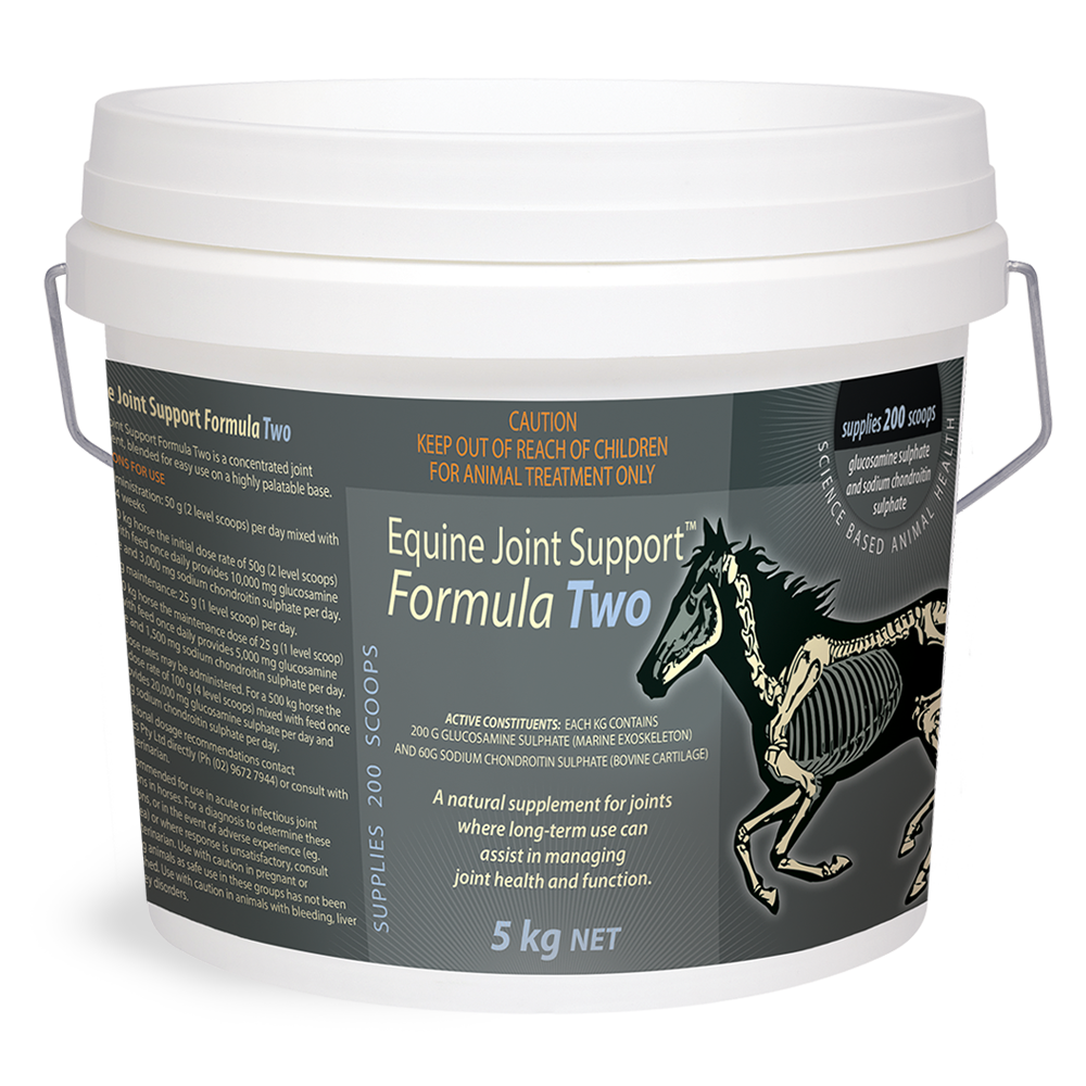 Equine Joint Support Natural Horse Supplement in 5kg White Bucket