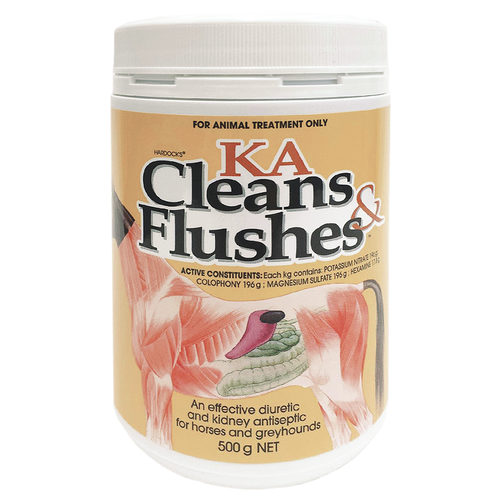 KA-Cleans-and-Flushes Horse Supplement Diuretic, Kidney in 500g Screw Top Container
