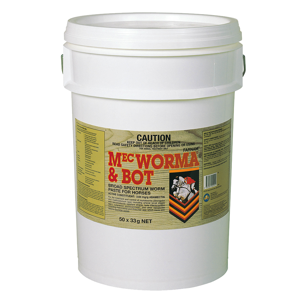 MecWorma-and Bot Worm Paste 50 units of 33g Injectable Tube in White Container