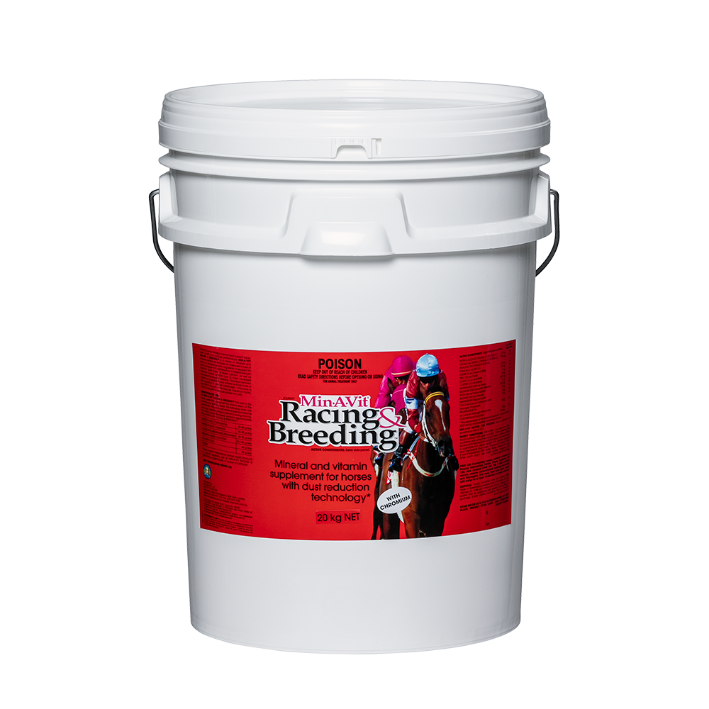 Min-A-Vit Horse Vitamin & Mineral Supplement in 15kg White Bucket