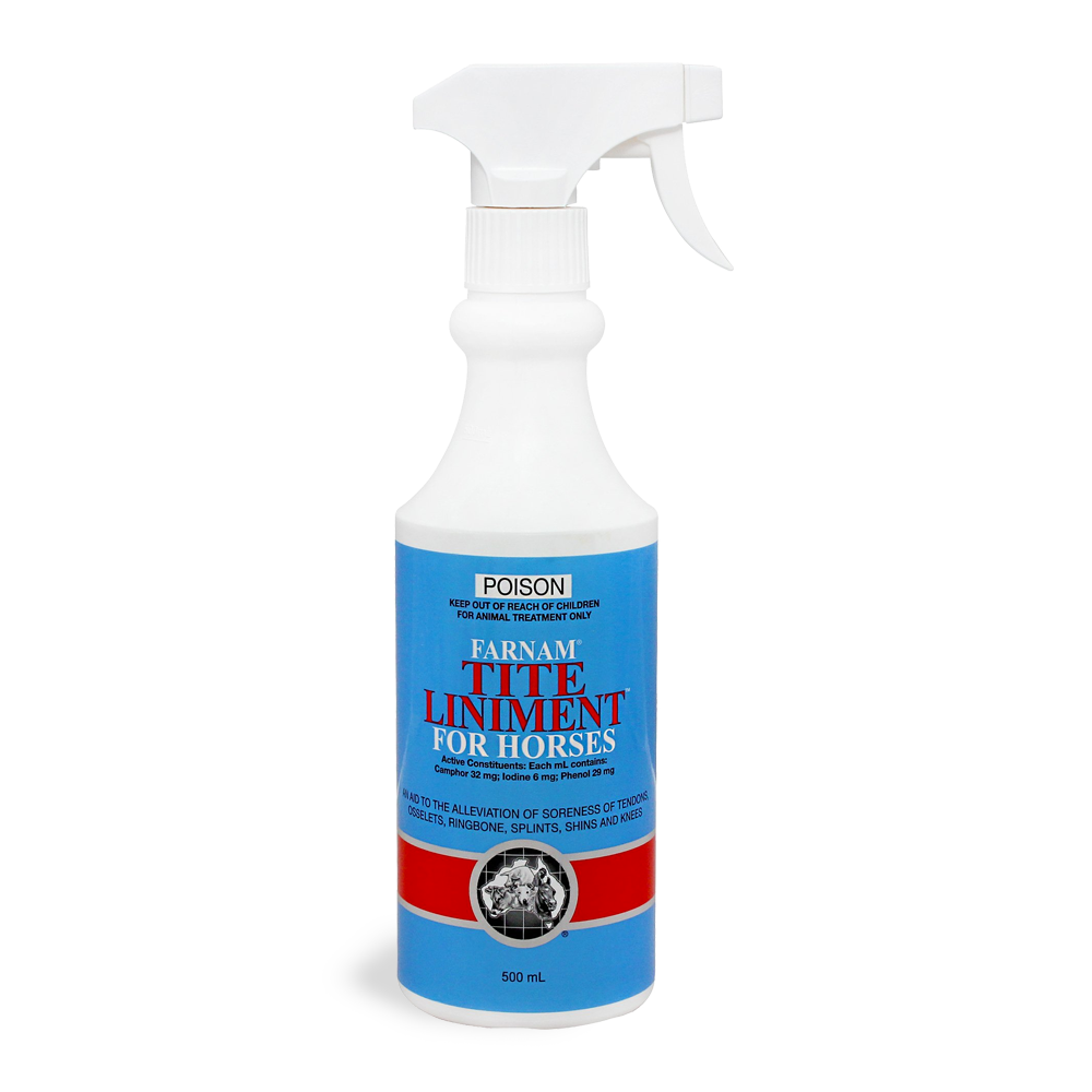 Tite Horse Liniment in 500ml Spray Bottle