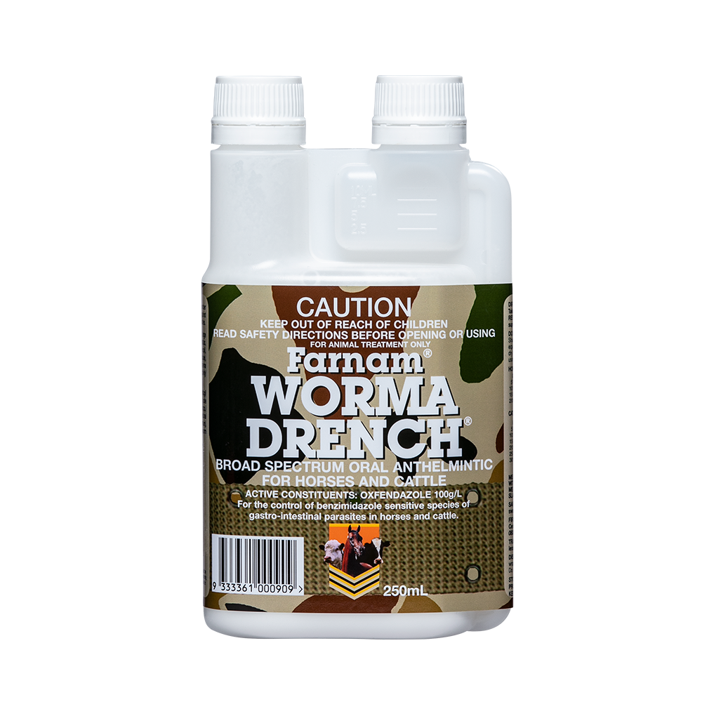 Worma-Drench 250ML Horse Worms, Cattle Worms & Deworming