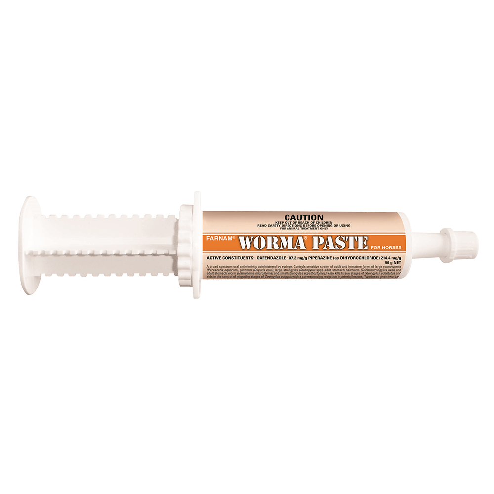 Worma Paste 56g Injectable Tube Horse Worming
