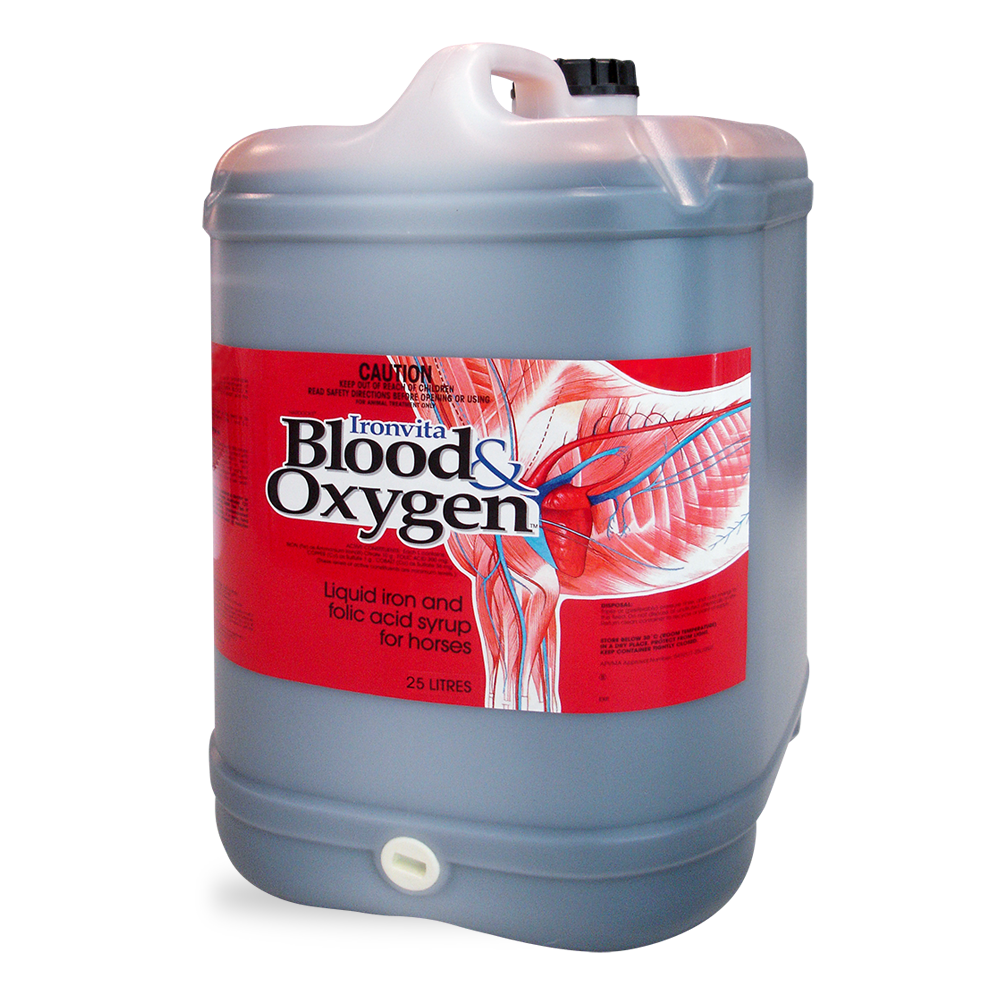Blood  Oxygen Horse Supplement for Anaemia 25L Container