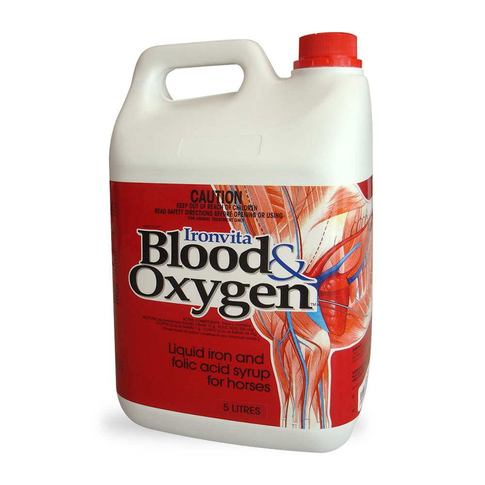 Blood  Oxygen Horse Supplement for Anaemia 5L Container