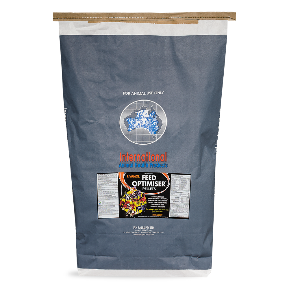  Livamol for Horses, Feed Optimiser Pellets in grey 25kg Bag
