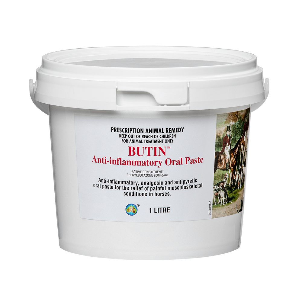 Butin anti-inflammatory oral paste in white 1L container